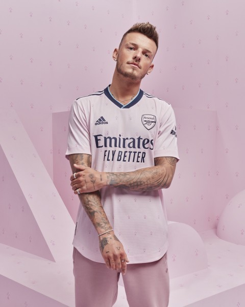 Arsenal Fotbalový Dres 2022-23 White 4 Alternativní